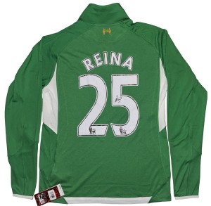 Pepe Reina Signed 2011/12 Liverpool Goalkeeper Shirt With PHOTO PROOF for sale on Ebay
