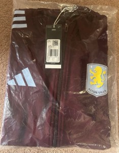 Aston Villa FC Track Jacket Size Small UK 2025/26 BNWT for sale on Ebay