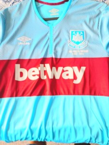 west ham final year at upton park size medium away shirt  for sale on Ebay