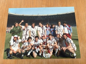 West Ham United Multi Signed 1980 FA Cup Final Photo West Ham Autograph COA for sale on Ebay