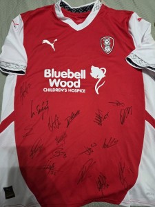 Signed Rotherham United Football Shirt for sale on Ebay