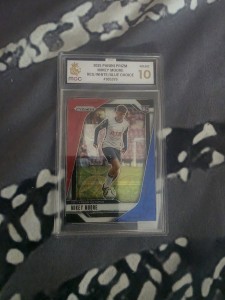 Mikey Moore Tottenham Hotspur Prizem Red White Blue Choice Graded MGC 10 for sale on Ebay