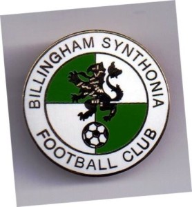BILLINGHAM SYNTHONIA FC BADGE for sale on Ebay