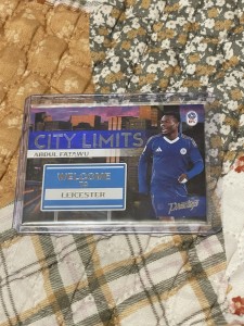 Abdul Fatawu EFL Prestige 2025/2026 Leicester City City Limits Case Hit Rare for sale on Ebay