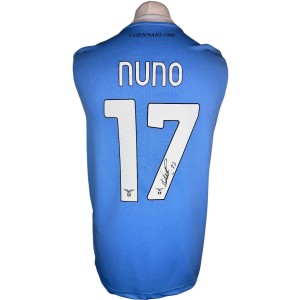 Signed NUNO TAVARES SS Lazio Shirt -PROOF/COA- Portugal Arsenal for sale on Ebay