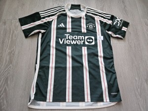 Mens adidas Manchester United Away football shirt 23/24 Size L for sale on Ebay