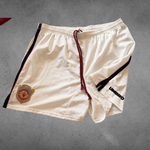 Vintage umbro Manchester United Champions League Shorts -H - XL - 1998 99 for sale on Ebay