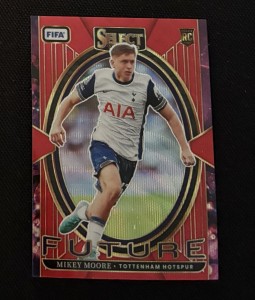 2024-25 Panini Select Mikey Moore Rookie RC Future Red 4/49 Tottenham Hotspur for sale on Ebay