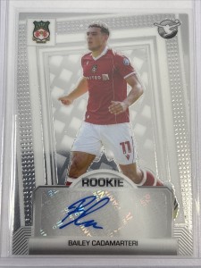 2025-26 Panini Football EFL Bailey Cadamarteri Rookie Auto Wrexham #15 for sale on Ebay