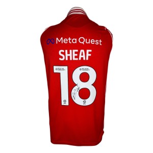 Signed BEN SHEAF Shirt- Wrexham AFC -PROOF/COA - for sale on Ebay