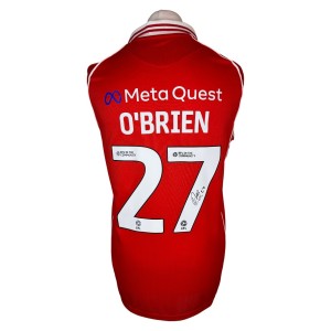Signed LEWIS O'BRIEN Wrexham AFC Shirt -PROOF/COA - for sale on Ebay