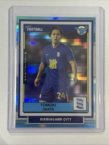 2025-26 Panini Football EFL Tomoki Iwata /20 Blue Birmingham City #BAS-1 for sale on Ebay