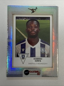 2025-26 Panini Football EFL Dominic Iorfa Sticker Rewind Sheffield Wednesday for sale on Ebay