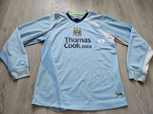 Mens Le Coq Sportif Manchester City Home football shirt 2008 - 2009 Size L for sale on Ebay