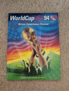 1994 FIFA World Cup Final official championship program for sale on Ebay