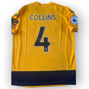 Signed NATHAN COLLINS Wolverhampton Wanderers Shirt -PROOF/COA- Ireland Wolves for sale on Ebay