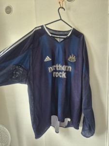 Vintage 2004–2005 Newcastle United Away Shirt | Adidas Northern Rock Kit for sale on Ebay