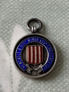 Solid hallmarked silver Newcastle Challenge Cup enamel WINNERS Medal 1938-39 for sale on Ebay