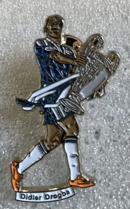 Chelsea Fc - “ Didier Drogba Champions League Winner“  figure enamel pin Badge for sale on Ebay