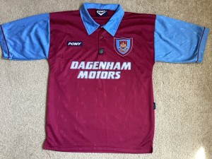 West Ham United 1995 Centenary Football Shirt Size Medium. for sale on Ebay