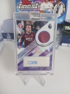 2025-26 Topps Prestine Jarrod Bowen Prestine Worn Relic Autograph /99 West Ham for sale on Ebay