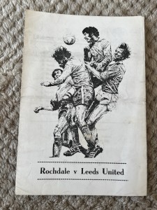 ROCHDALE V LEEDS UNITED RARE FRIENDLY 1973 for sale on Ebay