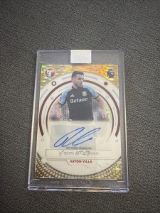 2025-26 TOPPS PRISTINE PREMIER LEAGUE John McGinn Aston Villa Auto Gold 15/50 for sale on Ebay