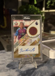 David Ginola /50 Gold Match Worn Relic Autograph Topps EPL Pristine Aston Villa for sale on Ebay