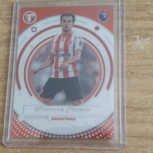 Topps Premier League Mathias Jensen Brentford #33 Serial Numbered 4/5 for sale on Ebay