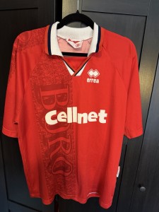 Original Errea Middlesbrough 1996/1997 Home Shirt Mens Large for sale on Ebay