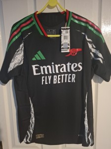 Arsenal Adidas Away T-shirt 24/25 Season Authentic Medium for sale on Ebay