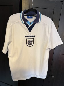 Authentic Umbro England 1995/97 Home Shirt Mens Large for sale on Ebay