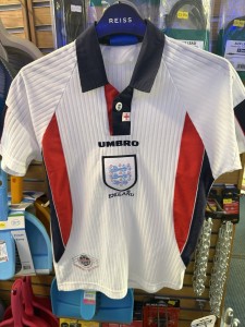 1998 Original England Football Shirt for sale on Ebay