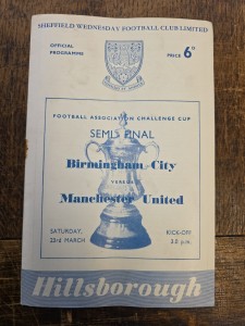 Birmingham City Vs Manchester United 23rd March 1957 Programme for sale on Ebay