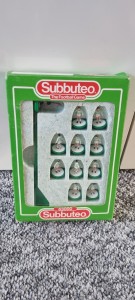 VINTAGE BOXED SUBBUTEO CELTIC/SHAMROCK ROVERS LIGHTWEIGHT TEAM 63000  REF 25  for sale on Ebay