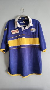 Vintage Retro 2000 To 2001 Leeds Rhinos Rugby  Home Shirt Tetleys Bitter Large for sale on Ebay