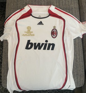 Kaka Signed AC Milan 2007 Champions League Final Jersey Beckett Witness Auto💥🔥 for sale on Ebay
