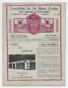 1947/48 Division 3 South - WALSALL v. EXETER CITY for sale on Ebay