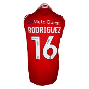 Signed JAY RODRIGUEZ Shirt - Wrexham AFC - EXACT PROOF/COA - Southampton Burnley for sale on Ebay
