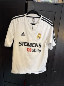 Original Authentic Adidas Real Madrid 2003/2004 Home Shirt Mens Medium for sale on Ebay