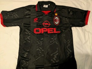 AC Milan 1996/97 Third Football Shirt Lotto Men’s Size Extra Large XL for sale on Ebay