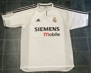 Original 2003 Real Madrid #23 Football Shirt Sz Lge Beckham (mint with blemish) for sale on Ebay