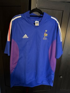 Original Authentic Adidas France Football 2002 Home Shirt Mens Extra Large for sale on Ebay