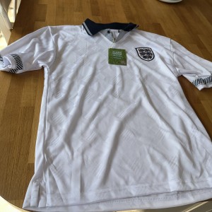 Official England Retro Shirt size medium for sale on Ebay