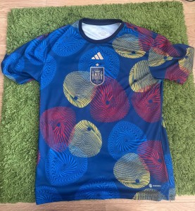 2022-23 Spain Prematch Shirt for sale on Ebay