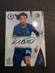 2025 Topps Chelsea Lineage Kiano Dyer Auto 25/25 1st Bowman Prospects Chelsea FC for sale on Ebay