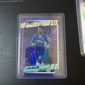Topps Finest Rookie Estevao Willian 17/75 Numbered Chelsea Card bundle  for sale on Ebay
