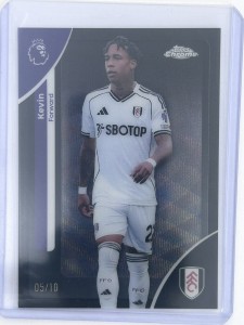 TOPPS PREMIER LEAGUE CHROME 2026 KEVIN  FULHAM PARALLEL 5/10 for sale on Ebay