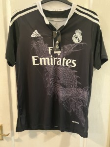 Ronaldo  no 7 Real Madrid Football Shirt large NWT signature inside label for sale on Ebay