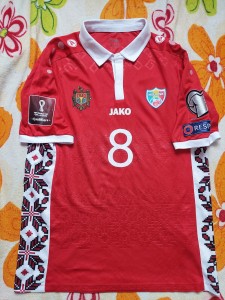 Moldova MATCH ISSUED WC QATAR 2022 Qual football shirt jersey trikot maglia mail for sale on Ebay